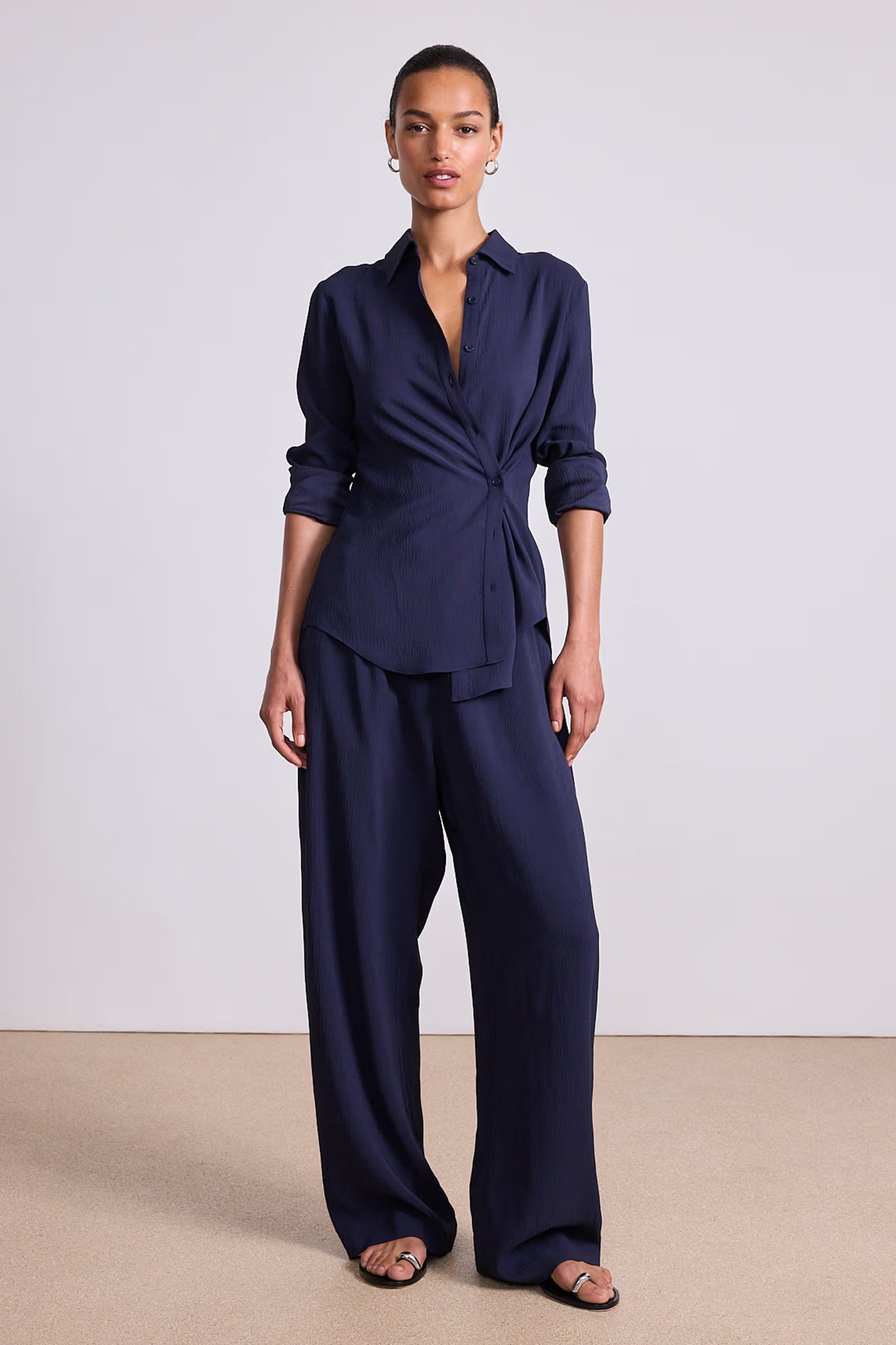 Apiece Apart Sodi Wrap Button Up Top