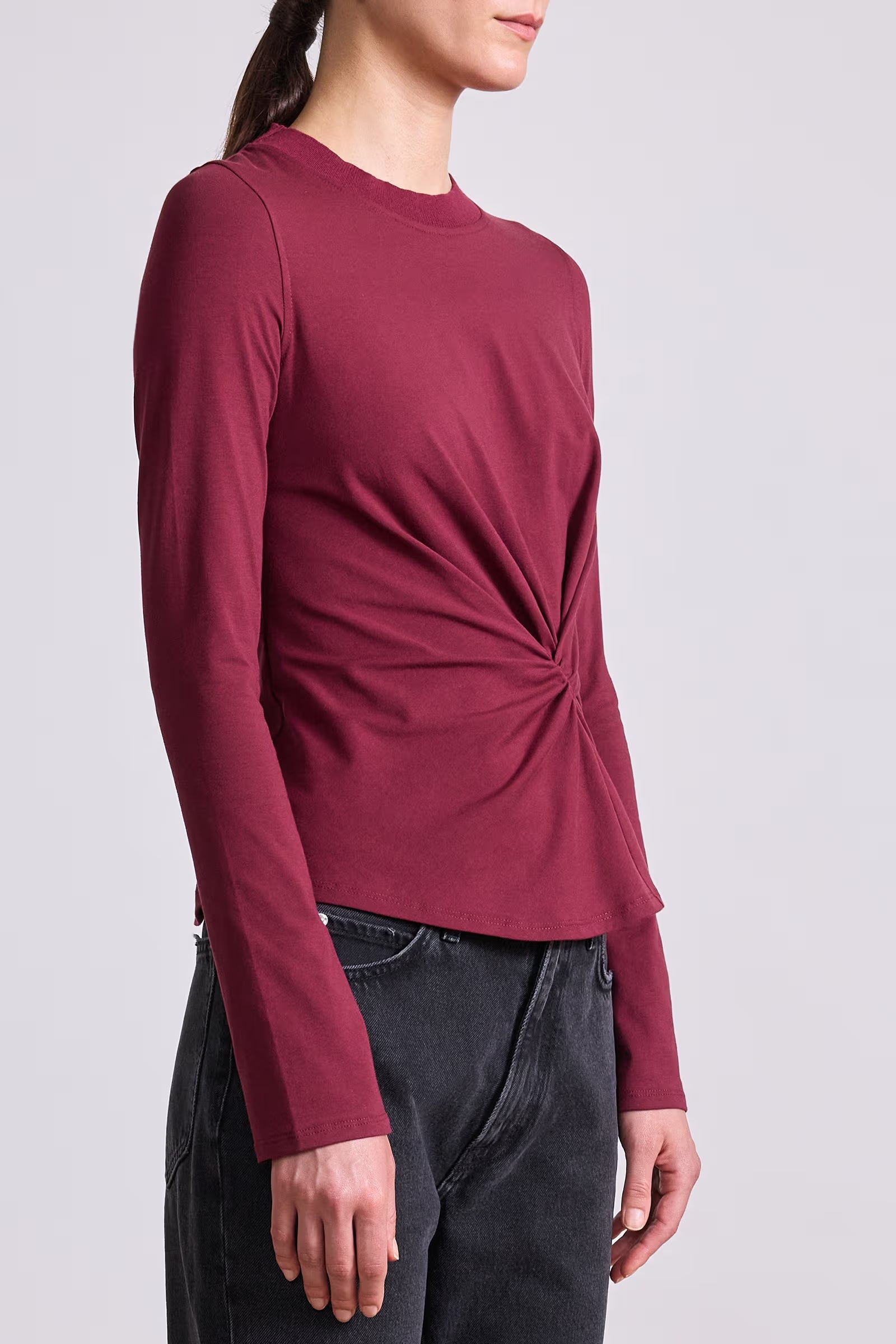 Apiece Apart Long Sleeve Volta Top