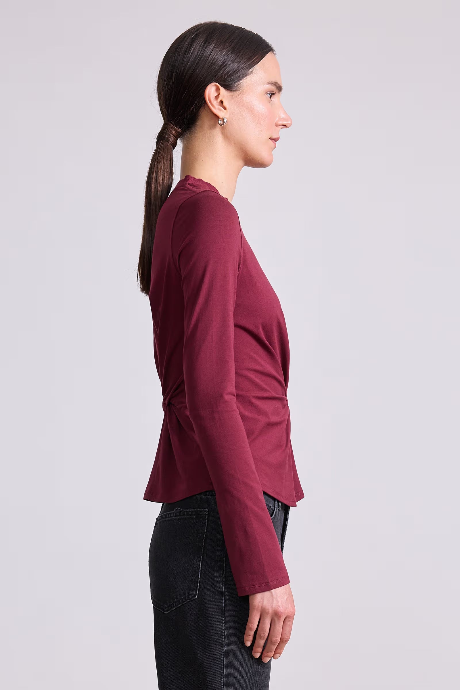Apiece Apart Long Sleeve Volta Top