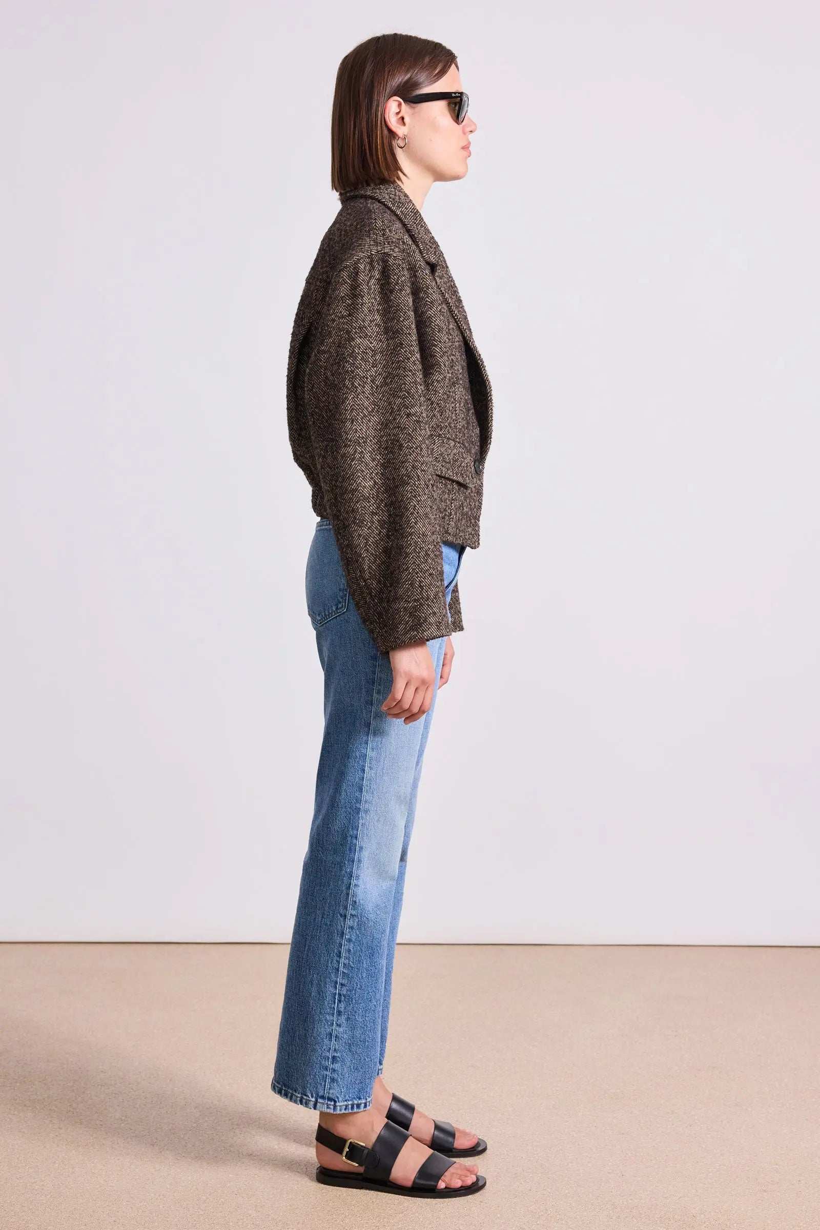 Apiece Apart Ria Cropped Back Jacket 5032THO