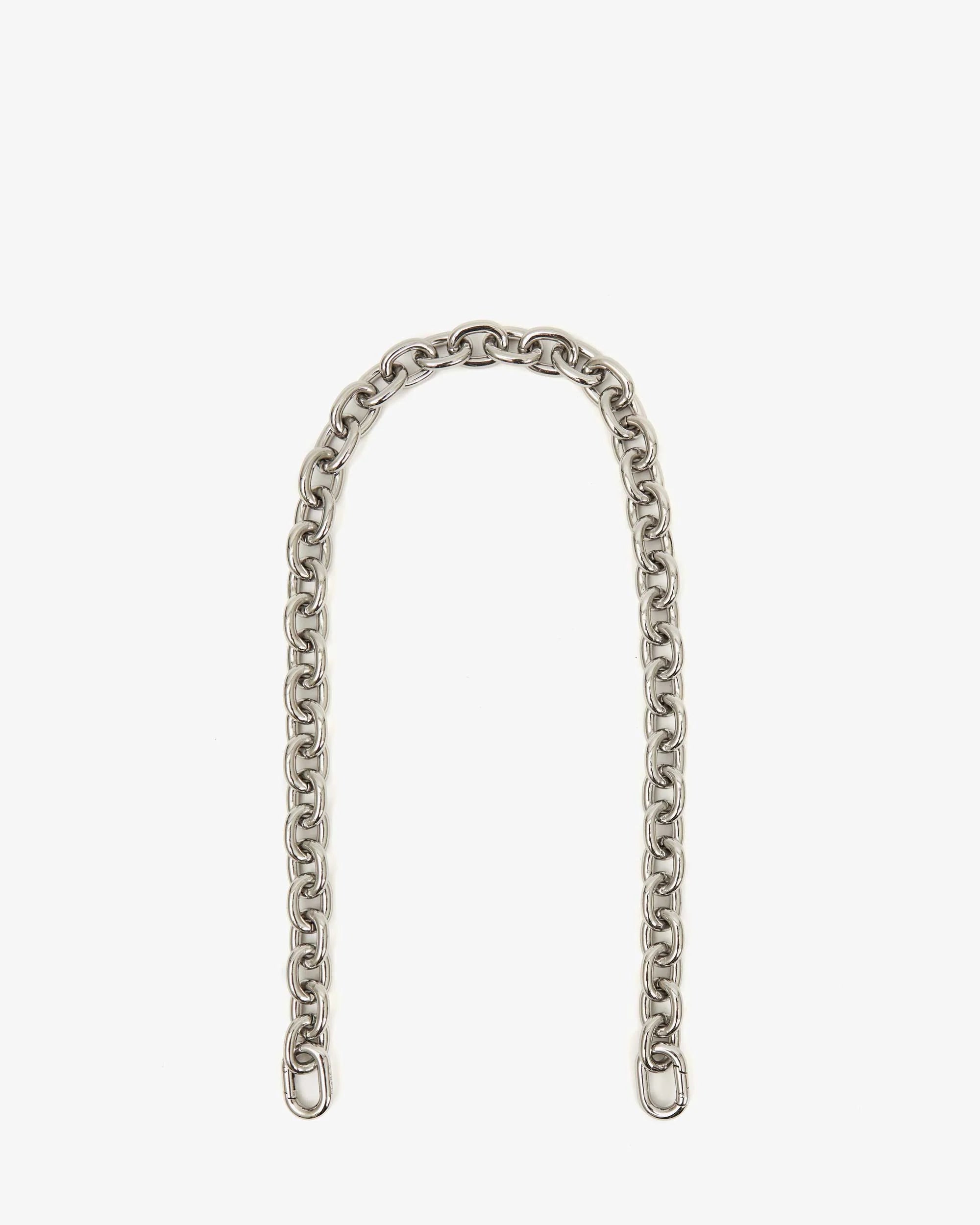 Clare V Shoulder Strap - Mini Link Chain Silver ST-SH-MX-100013