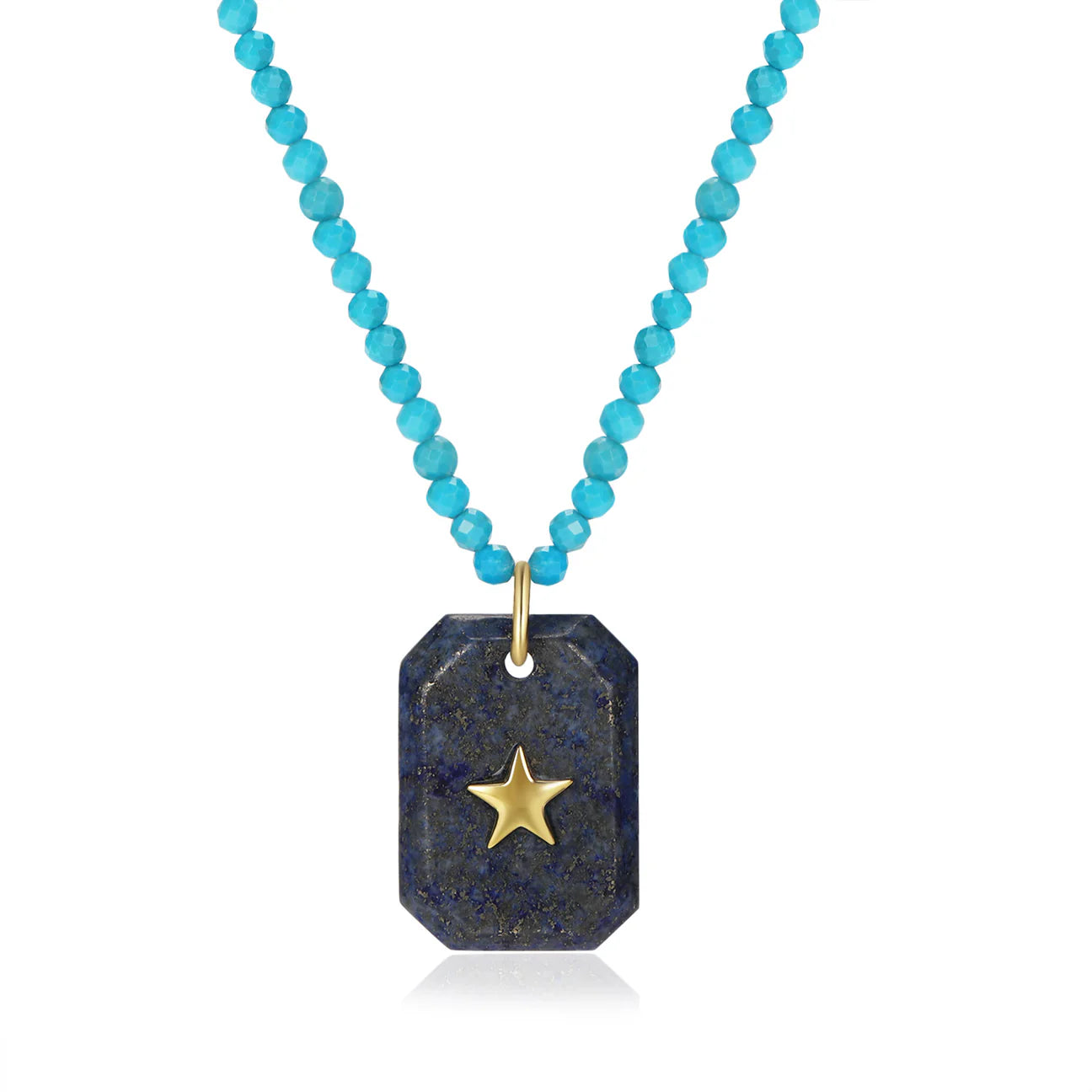 Celeste Starre Star Power Necklace Blue Lapis