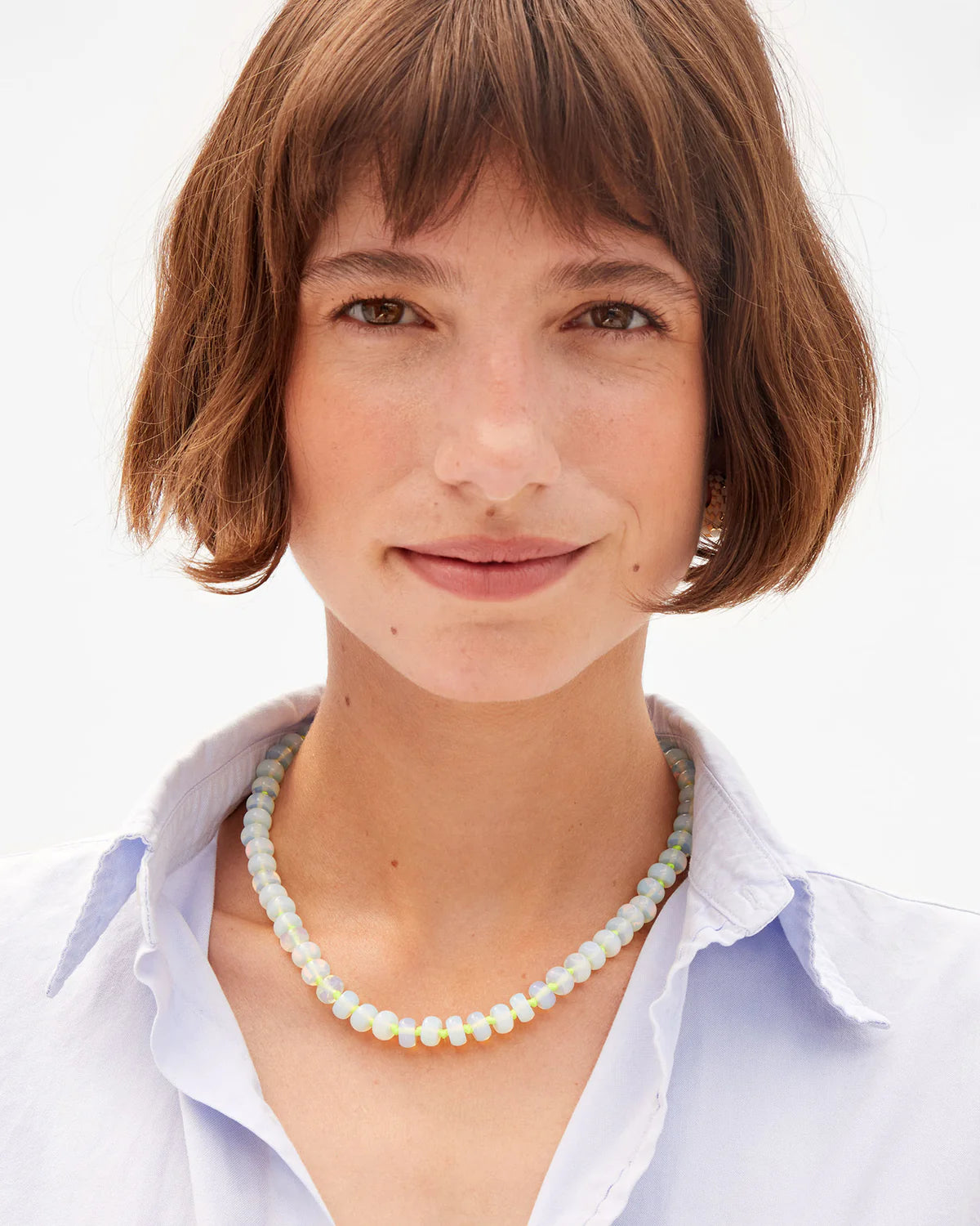 Clare V. Stone Slice Necklace JW-NC-NL-100092
