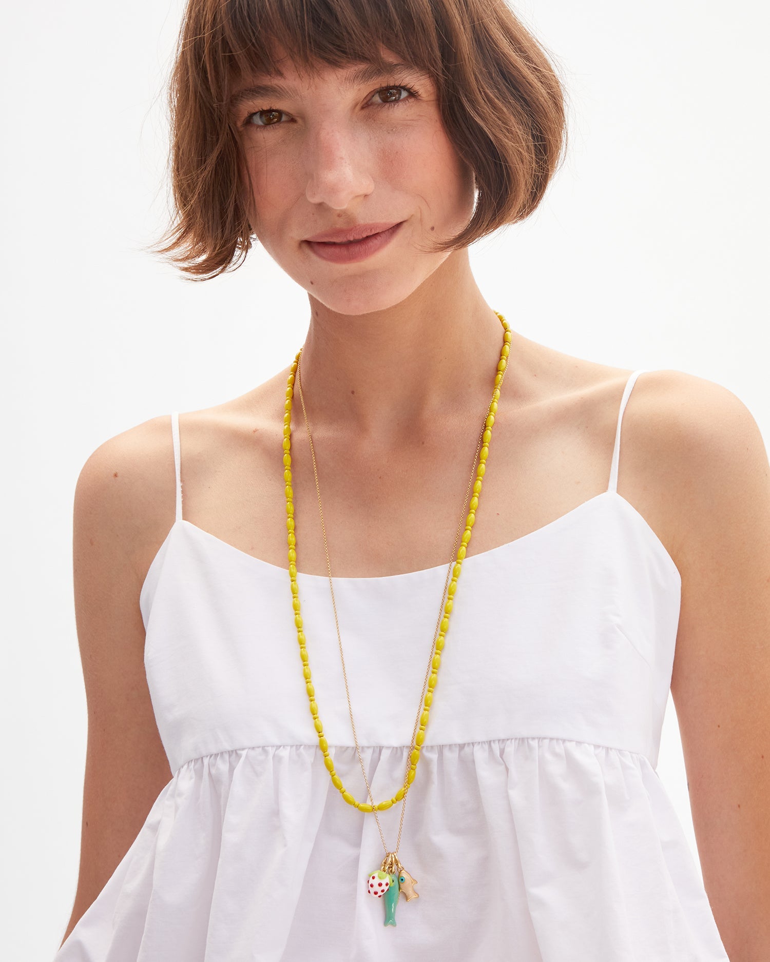 Clare V Pearl Sardine Charm JW-CH-HM-100118