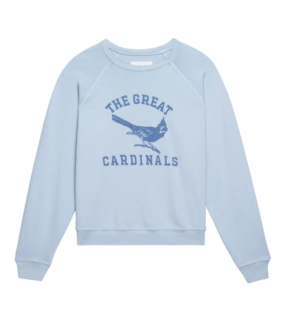 The Great The Shrunken Sweatshirt With Perched Cardinal Graphic