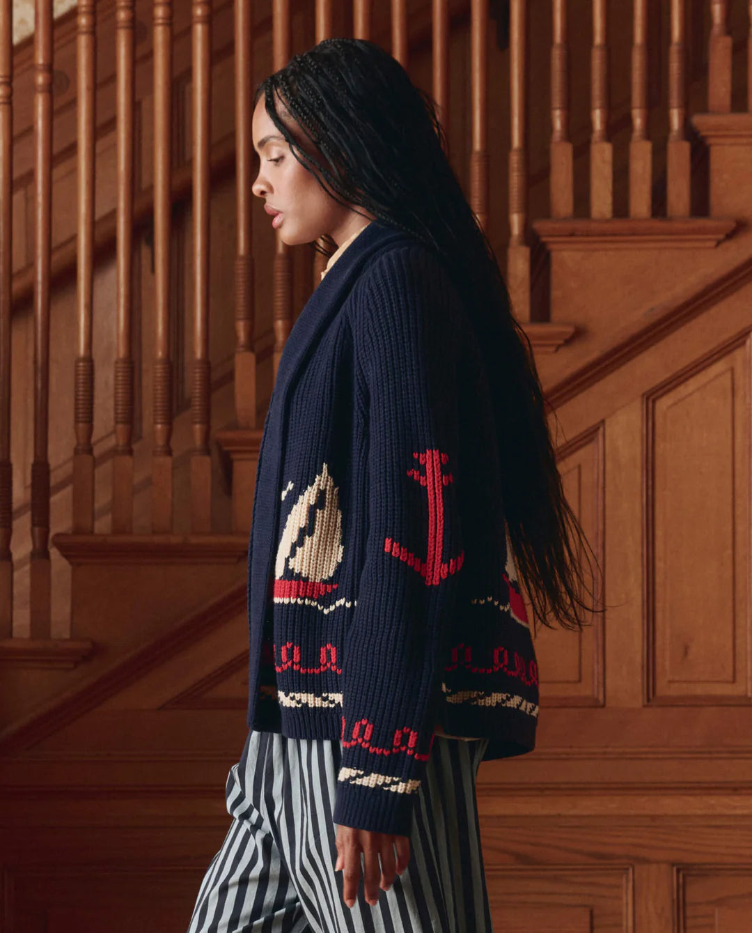 The Great The Sailboat Lodge Cardigan