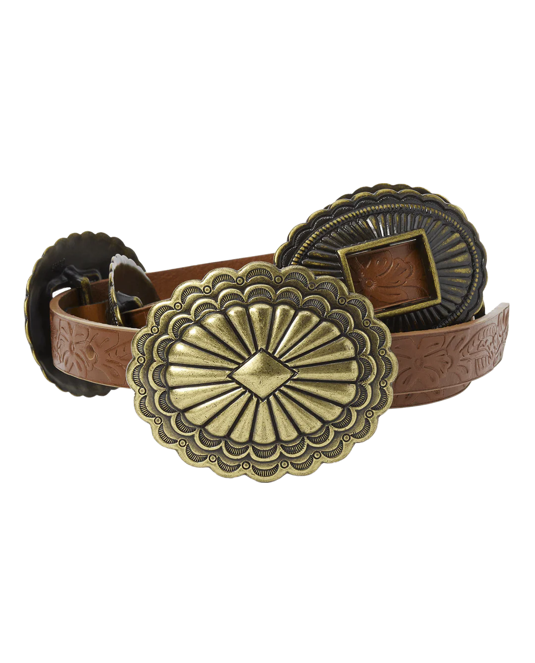 The Great The Tooled Leather Concho Belt 9421790