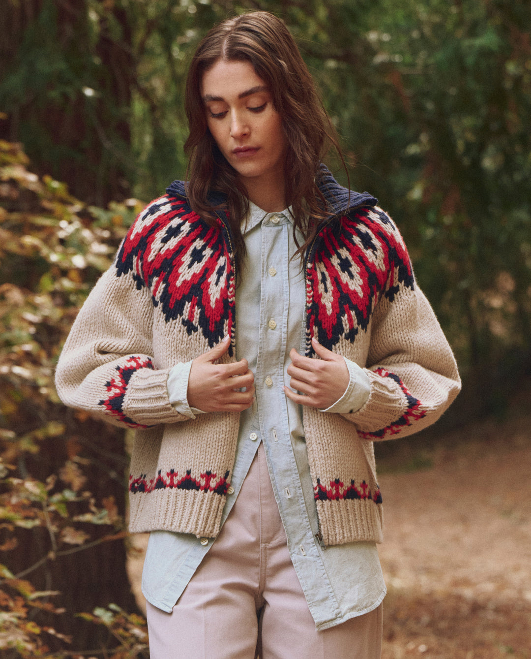 The Great The Nordic Sweater in Glacier Fair Isle