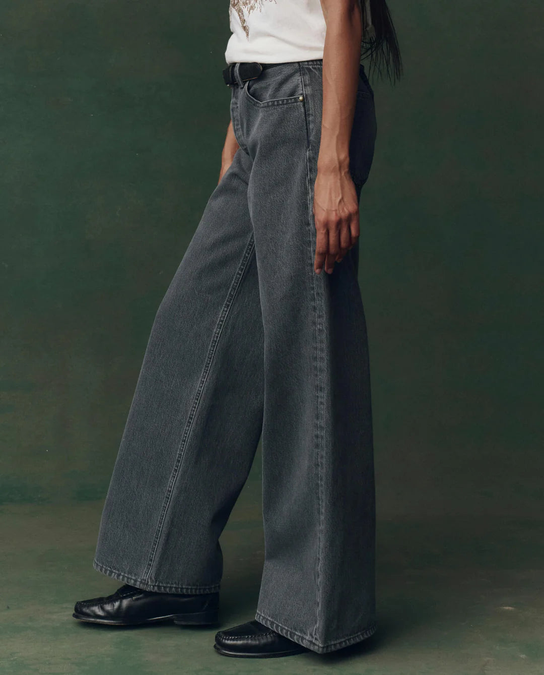 The Great The Slouch Wide Leg Jean