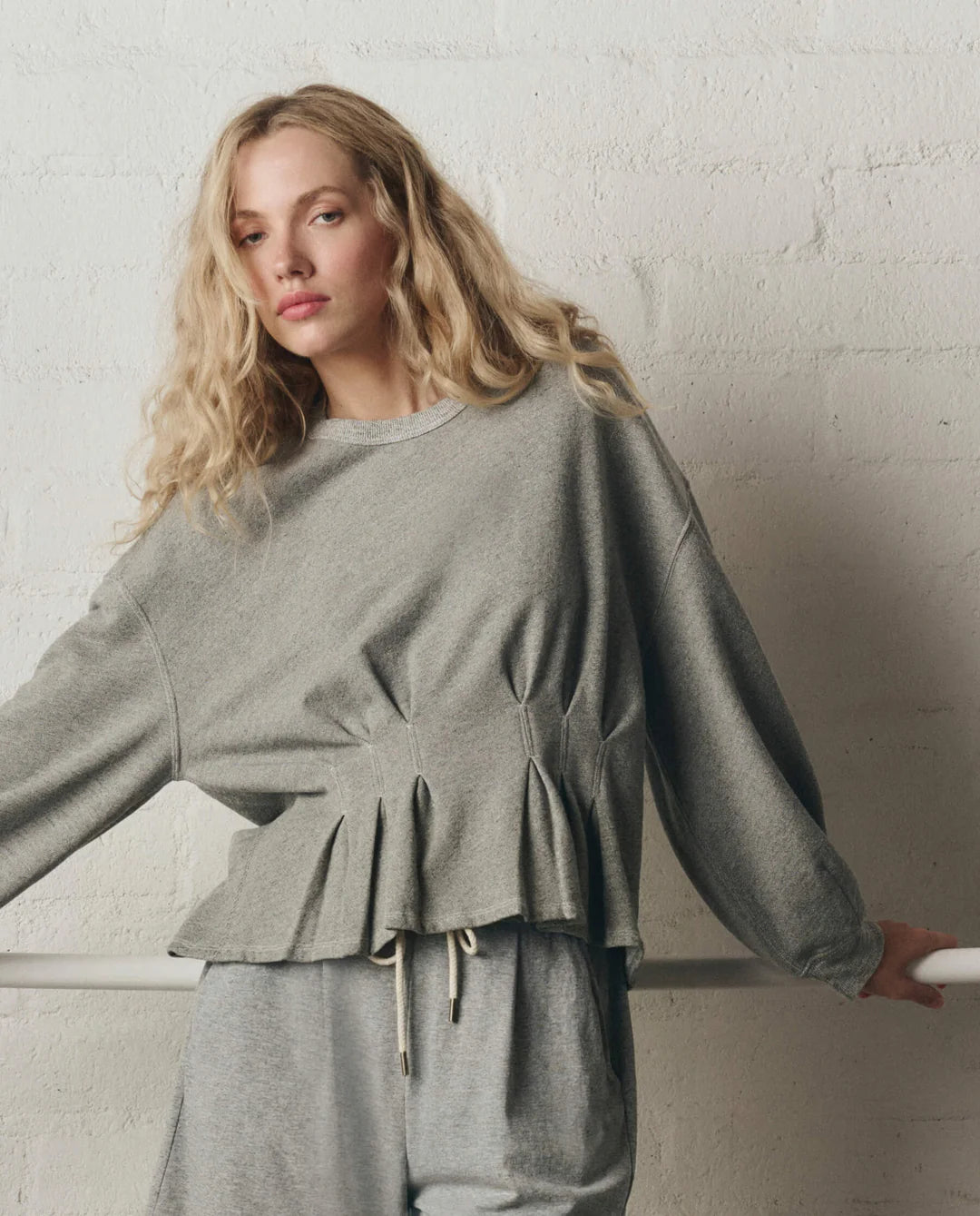 The Great Slouchy Corset Sweatshirt