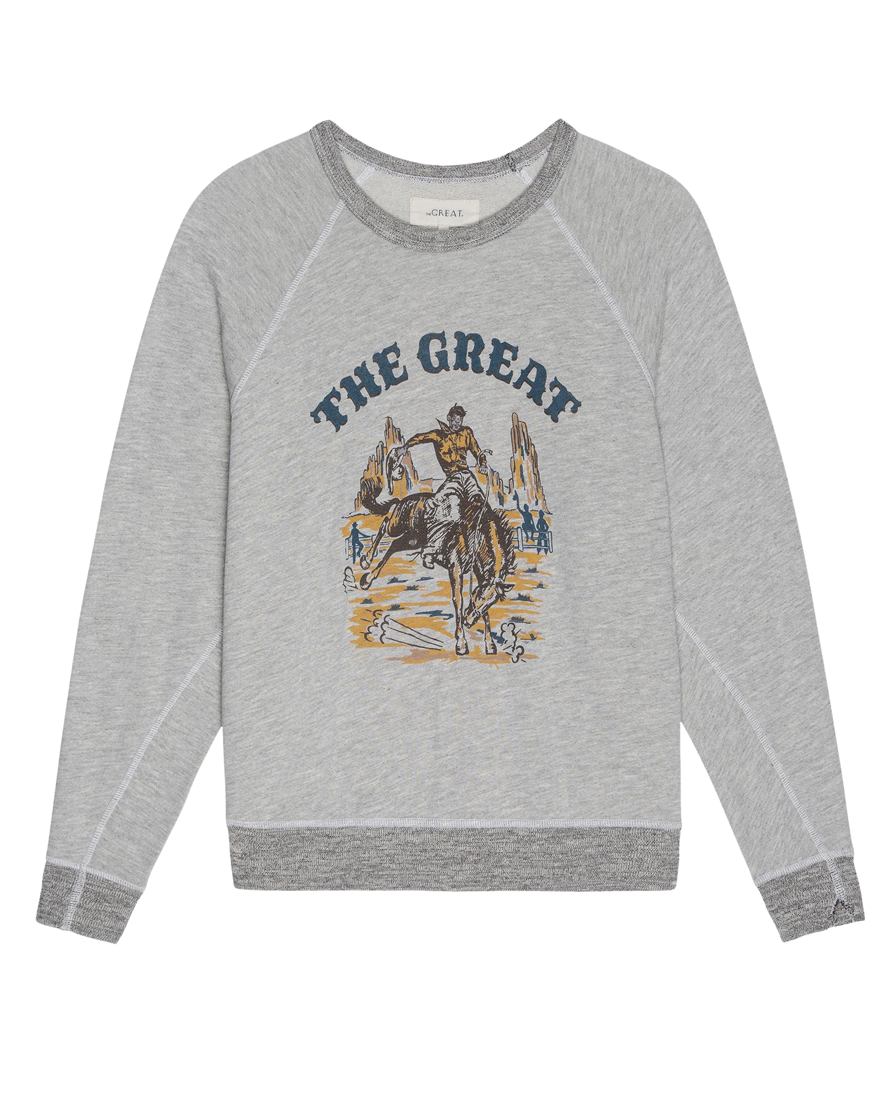 The Great The College Sweatshirt With Rodeo Graphic