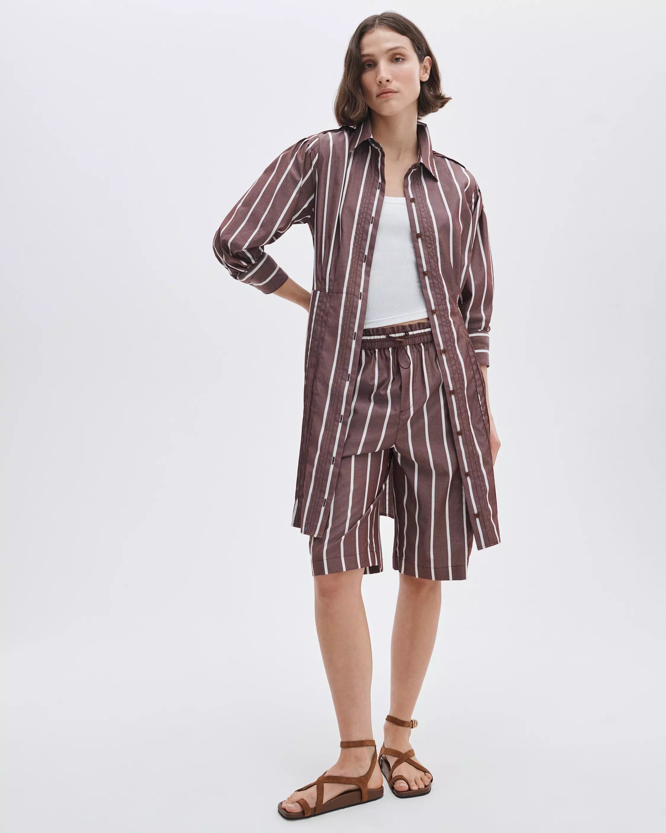 Rag & Bone Taylor Striped Mini Dress