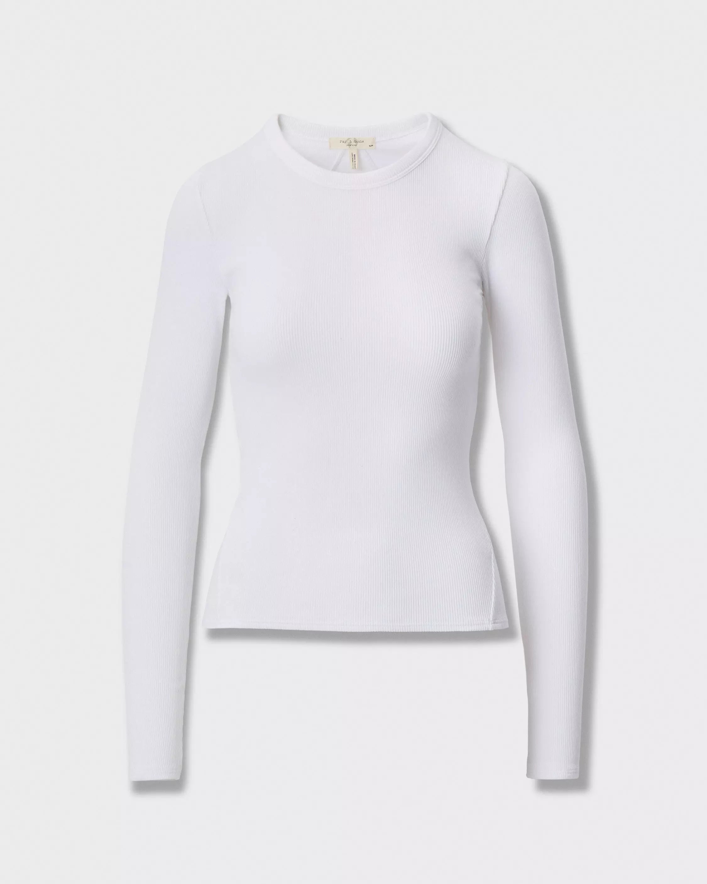 Rag & Bone Essential Rib Long Sleeve Shirt