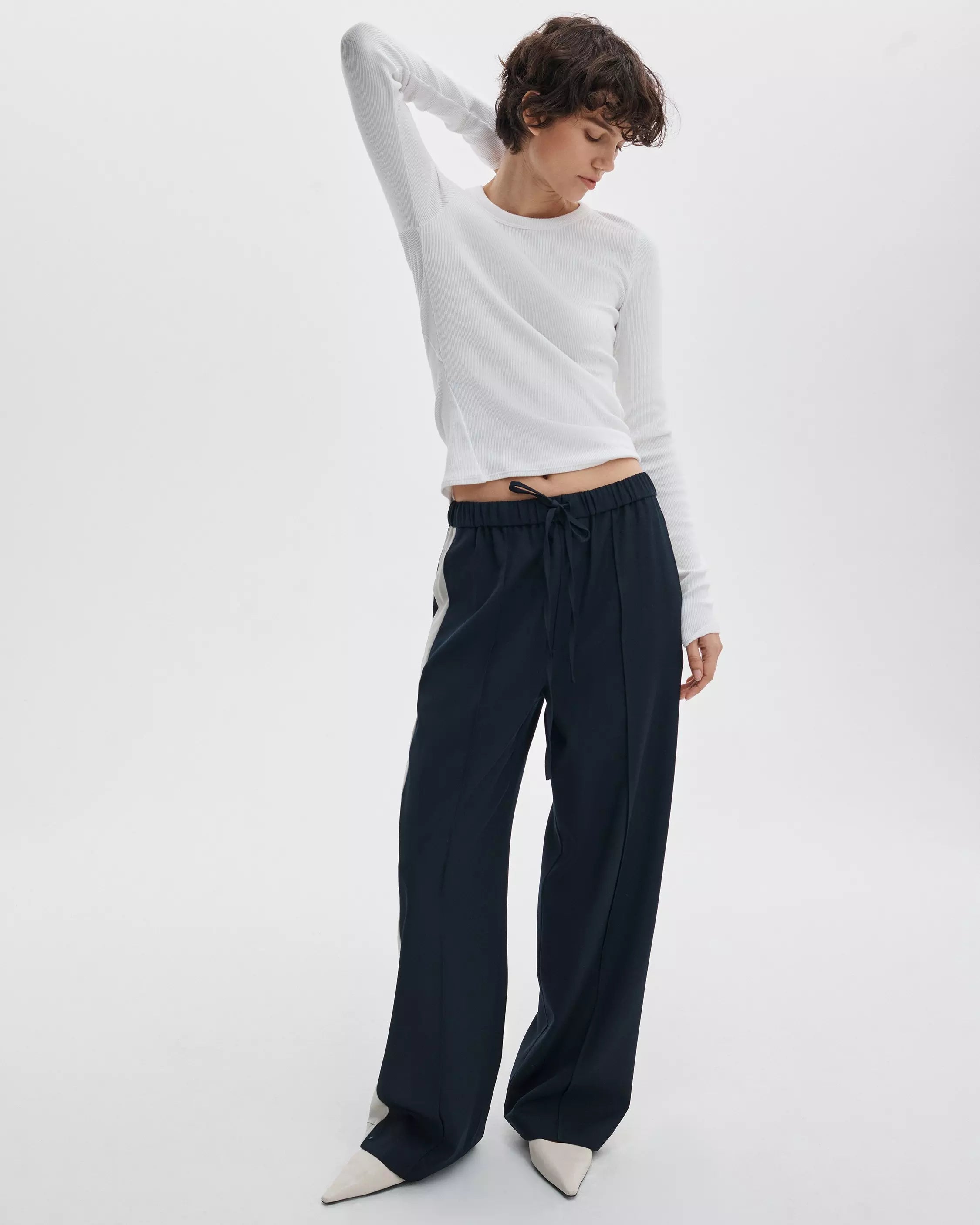 Rag & Bone Essential Rib Long Sleeve Shirt