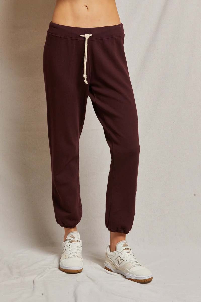 Perfect White Tee Bailey Easy Velour Sweatpant