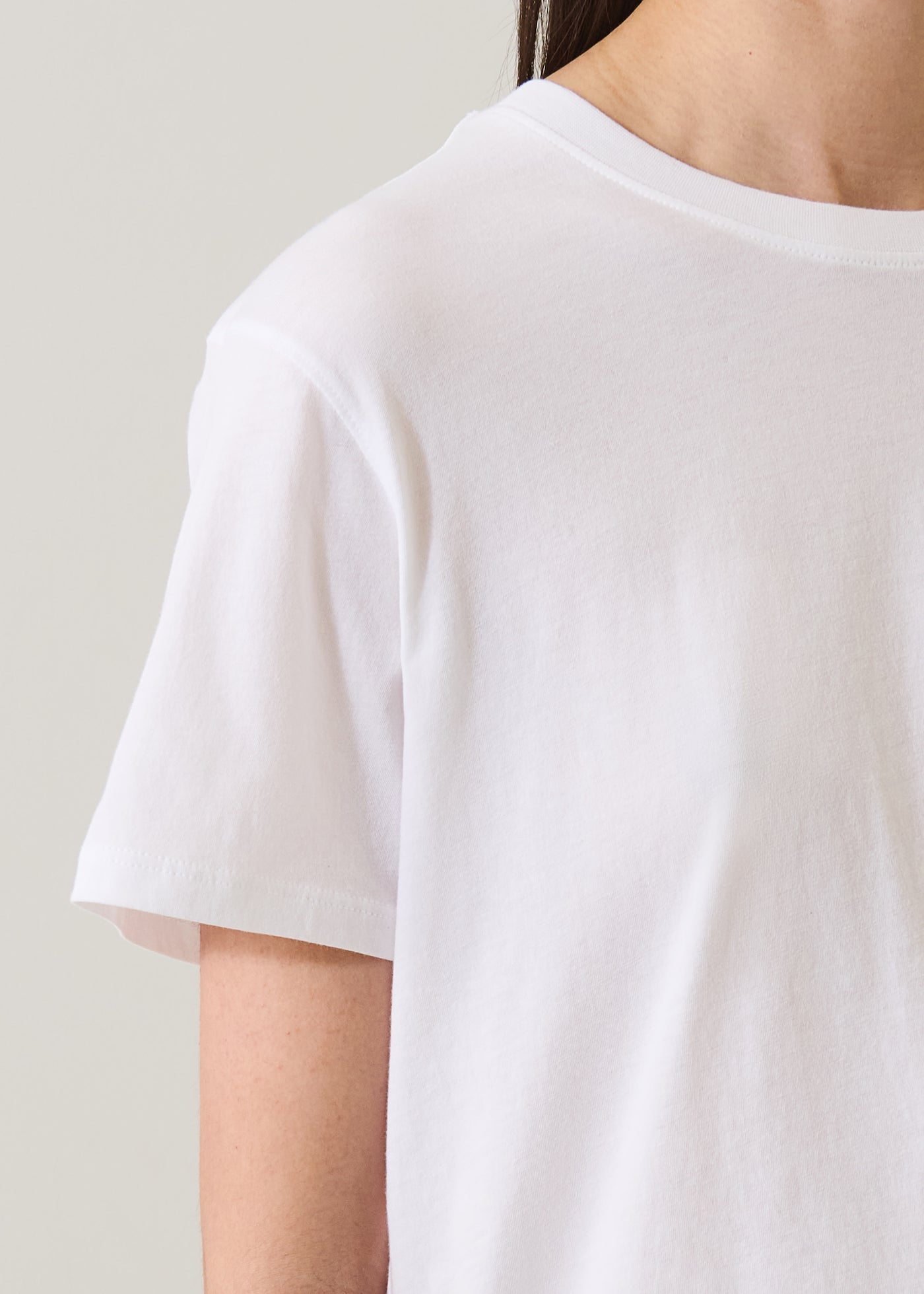 Patrick Assaraf Lightweight Pima Cotton Boyfriend T-Shirt W92C05