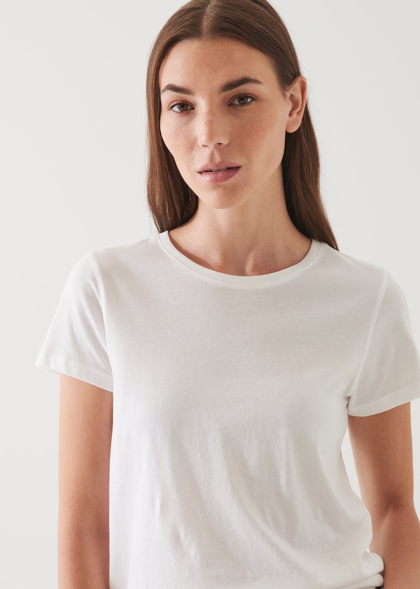 Patrick Assaraf Lightweight Pima Cotton Classic T-Shirt W92C09