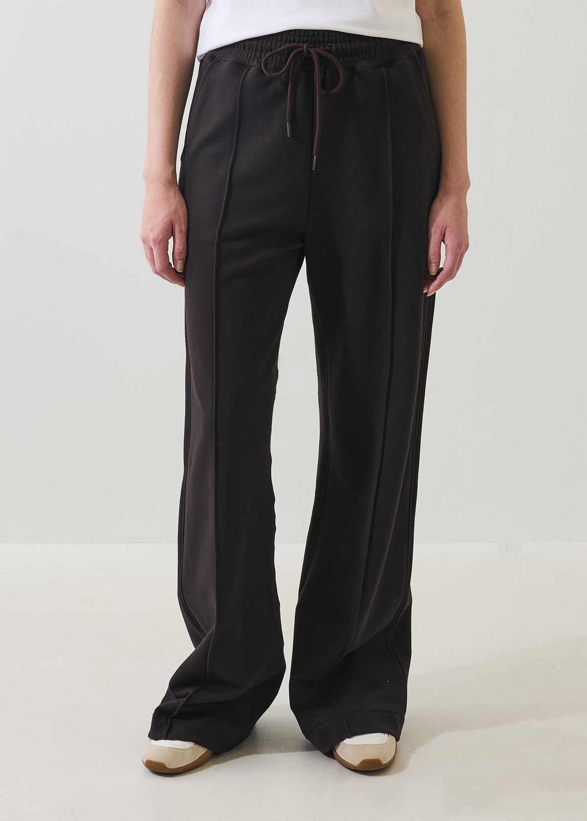 Patrick Assaraf Brushed French Terry Wide Leg Pant W99A06