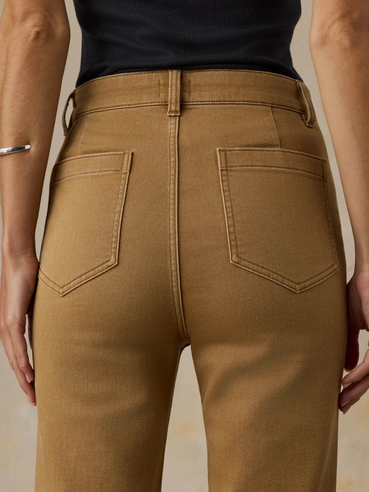 Faherty Stretch Terry Patch Pocket Pant - Elk Brown
