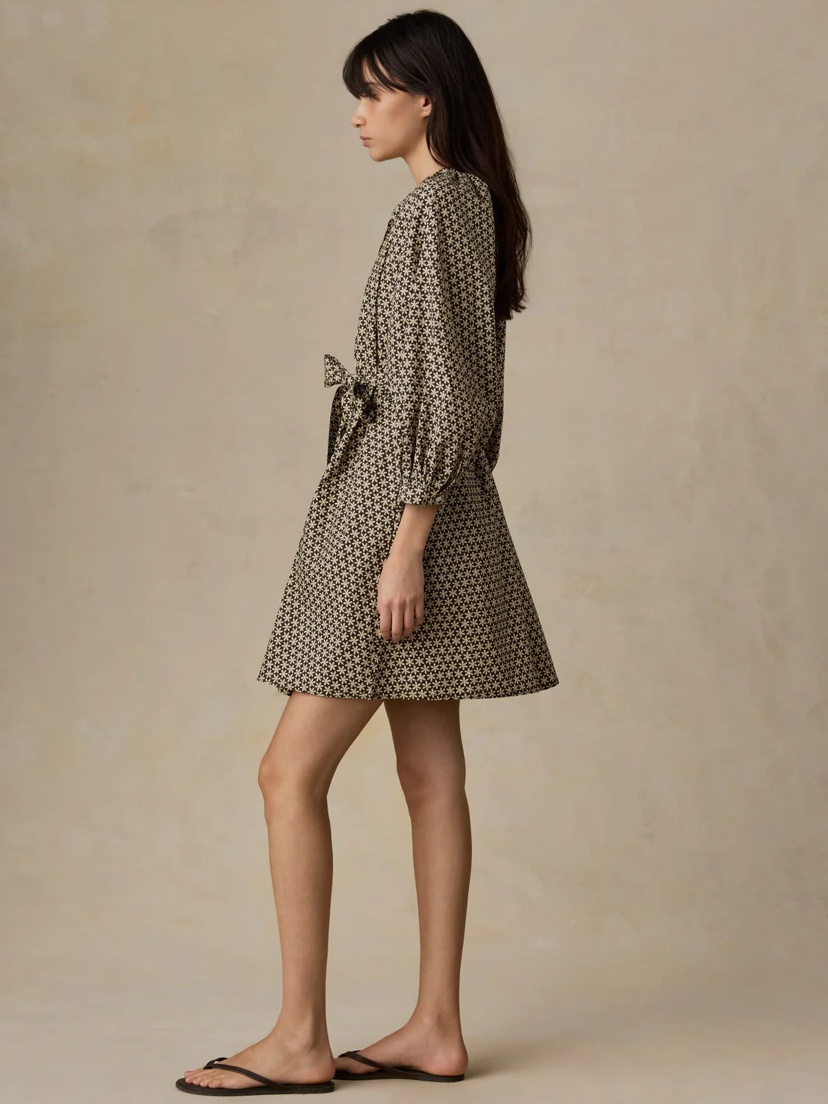 Faherty Coastal Poplin Kaia Mini Dress