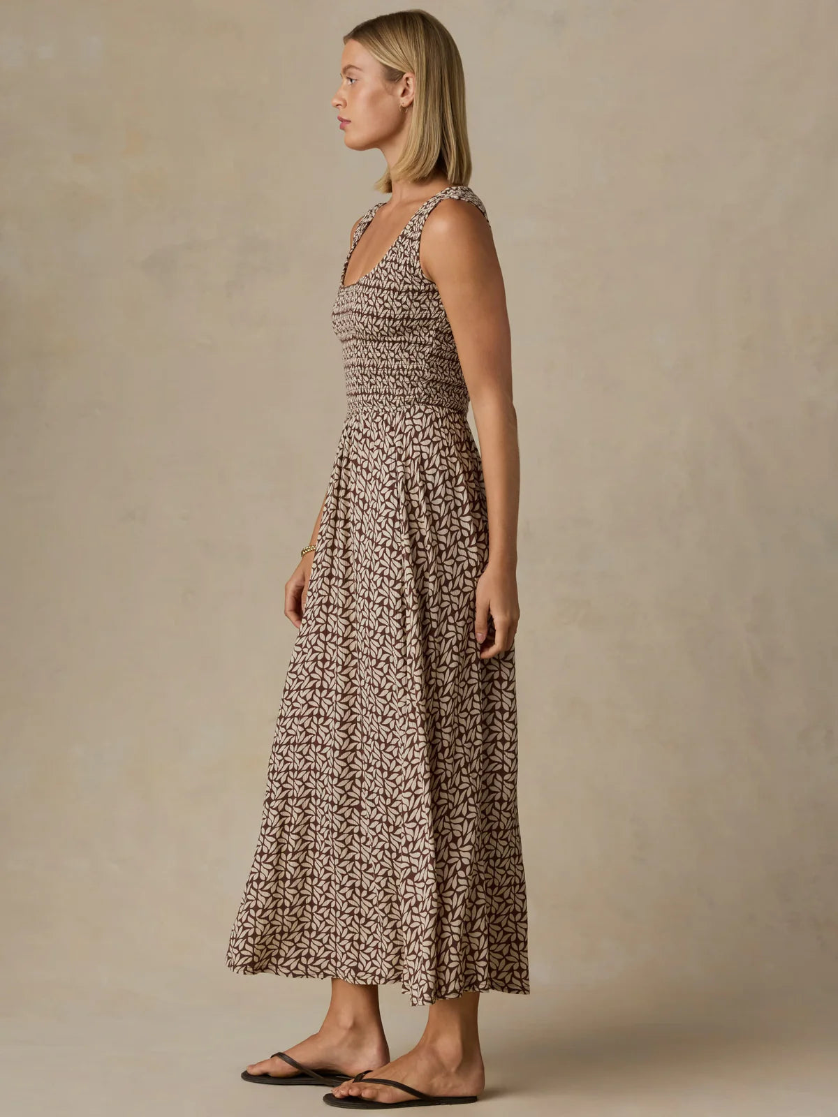 Faherty Sophia Smocked Dress