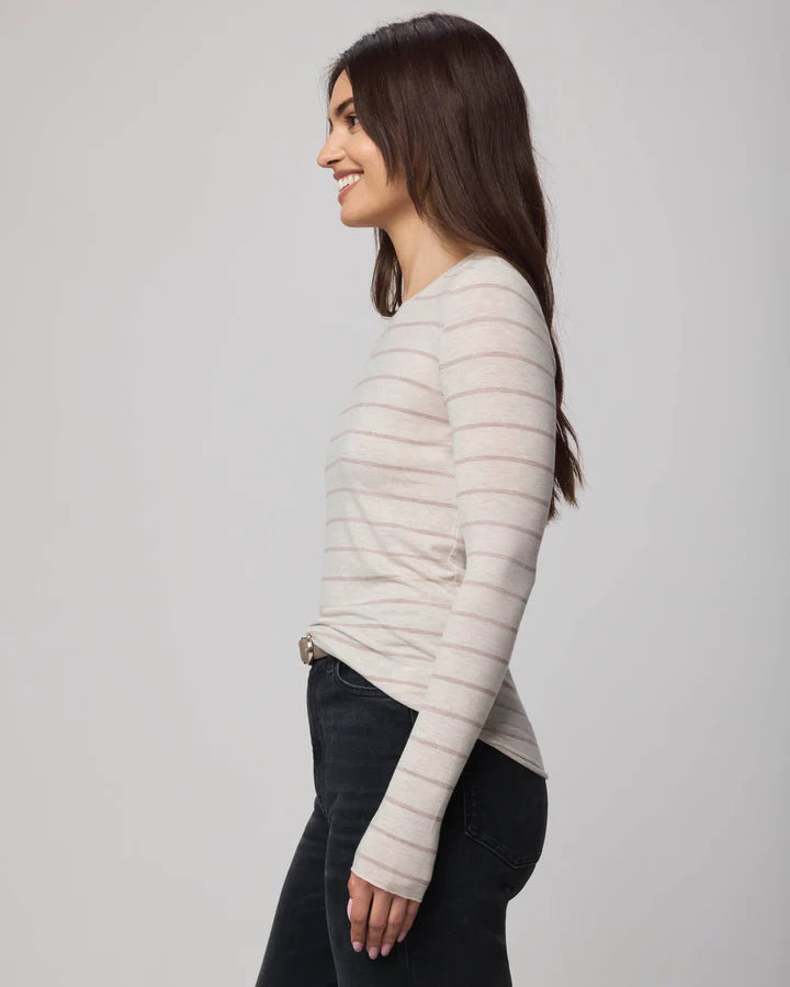 Splendid Striped Bamboo Long Sleeve Tee RF3K541