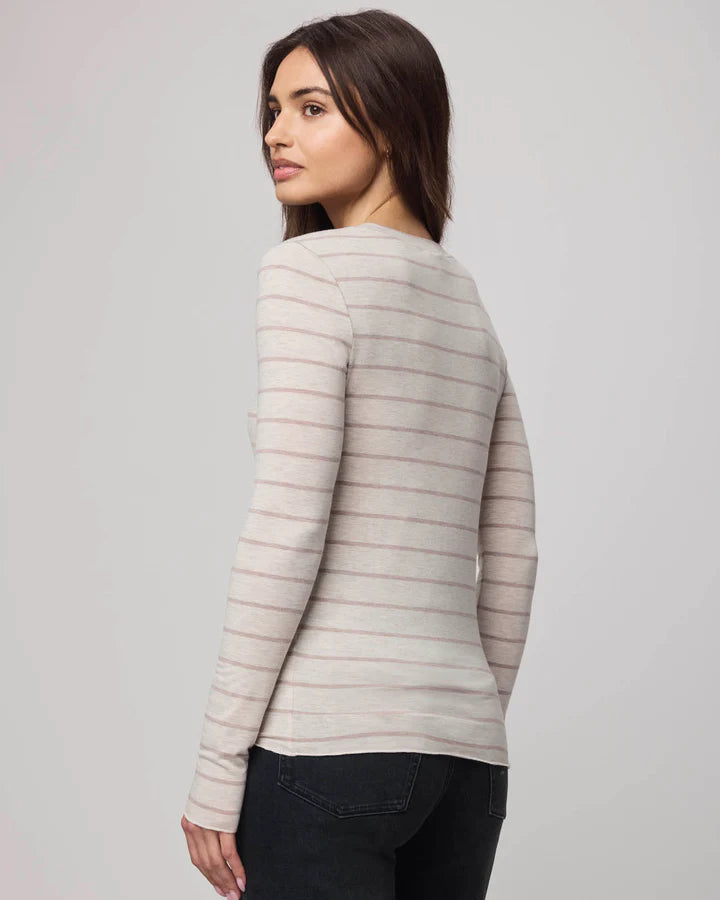 Splendid Striped Bamboo Long Sleeve Tee RF3K541