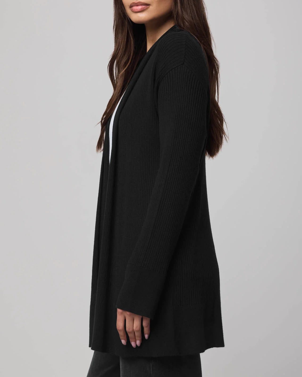 Splendid Georgie Open Cardigan Black RF5S010