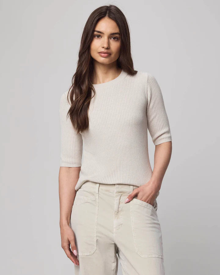 Splendid Georgie Elbow Sleeve in Pale Oak Heather RW5S400