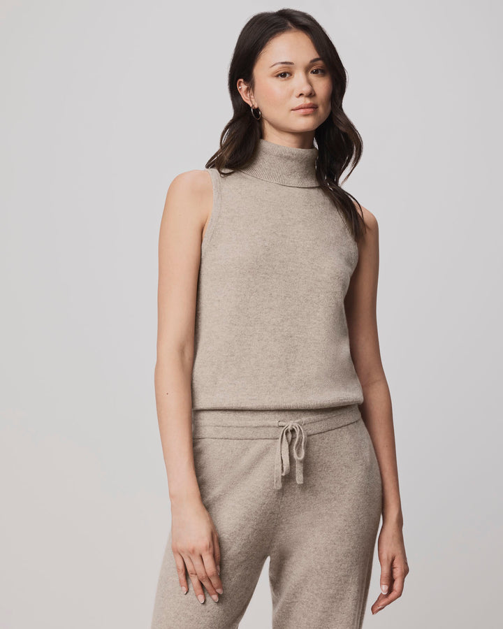 Splendid Tori Cashmere Turtleneck Tank RF4S650