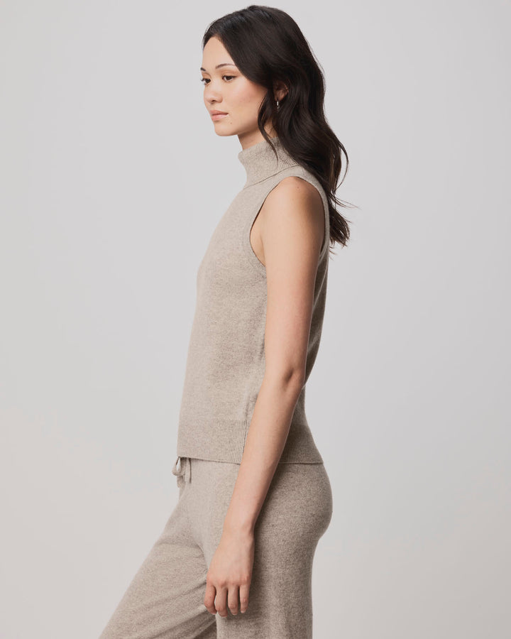 Splendid Tori Cashmere Turtleneck Tank RF4S650