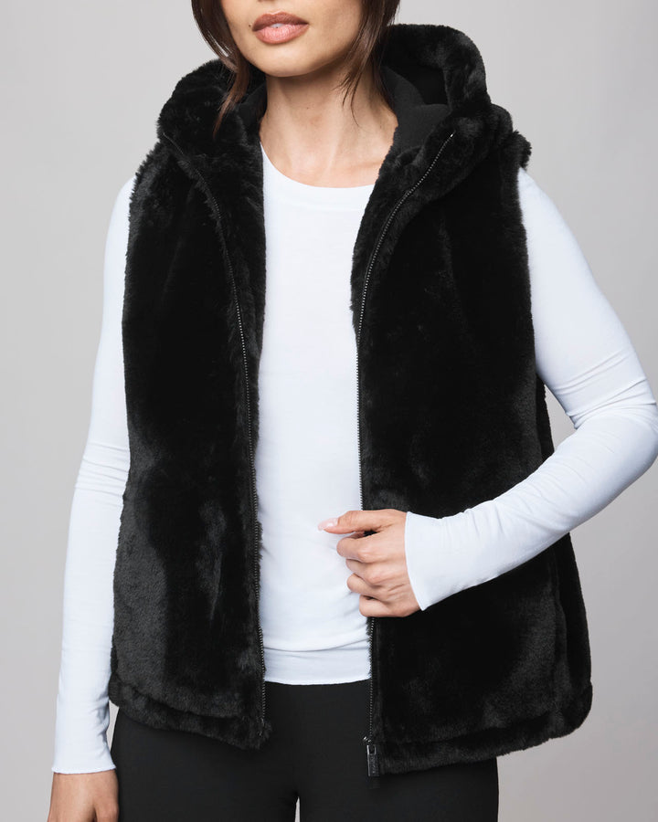 Splendid Lucia Fur Vest RF5J130