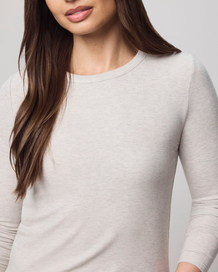 Splendid Isabella Shimmer Long Sleeve Tee RW2K620