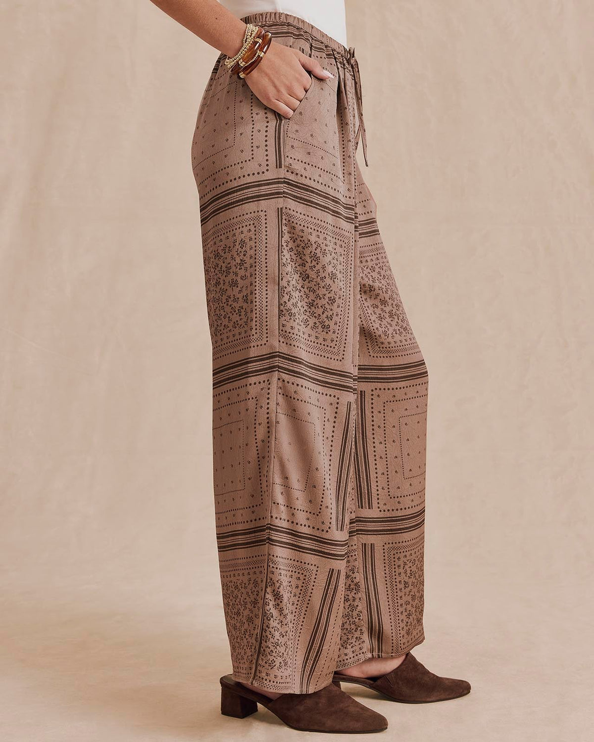 Taupe Grey Bandana