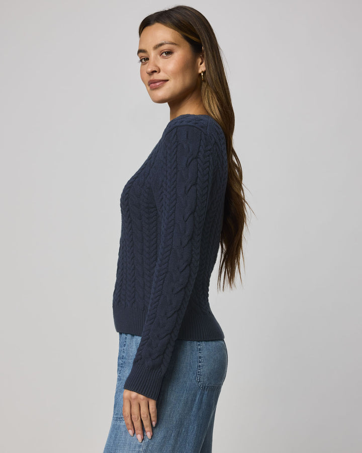 Splendid Annabella Cable Knit Sweater RW5S110