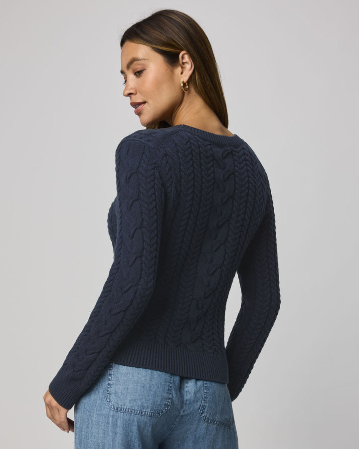 Splendid Annabella Cable Knit Sweater RW5S110