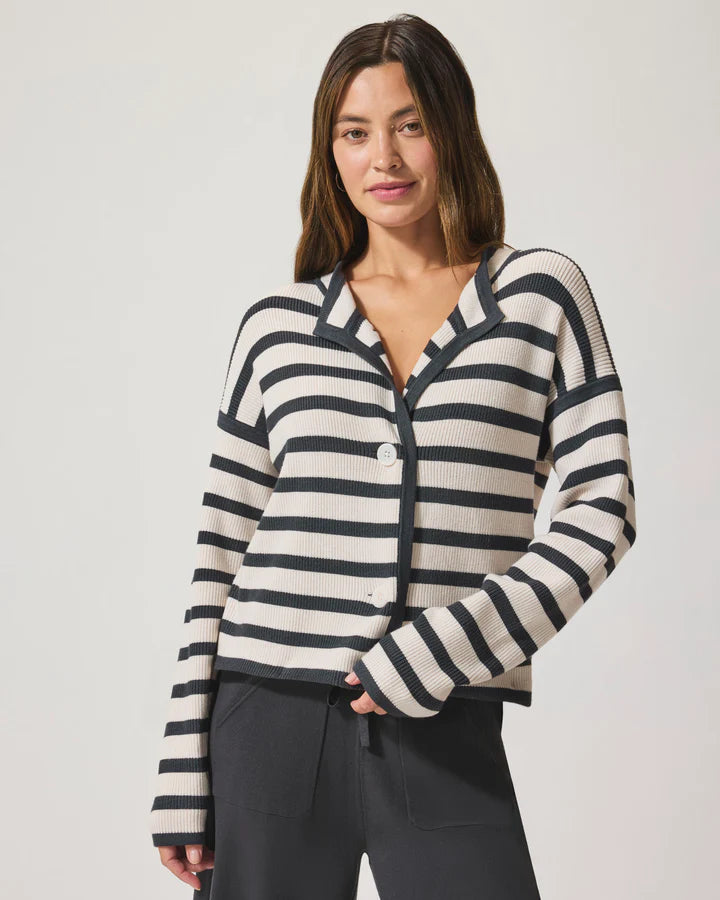 Splendid Alix Striped Shacket RS5J100