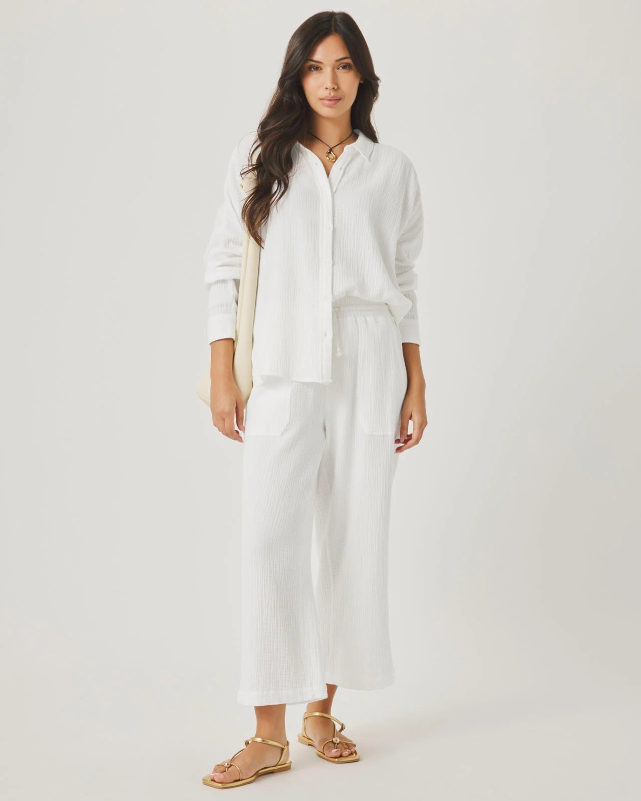 Splendid Ava Gauze Button Down RS6W400