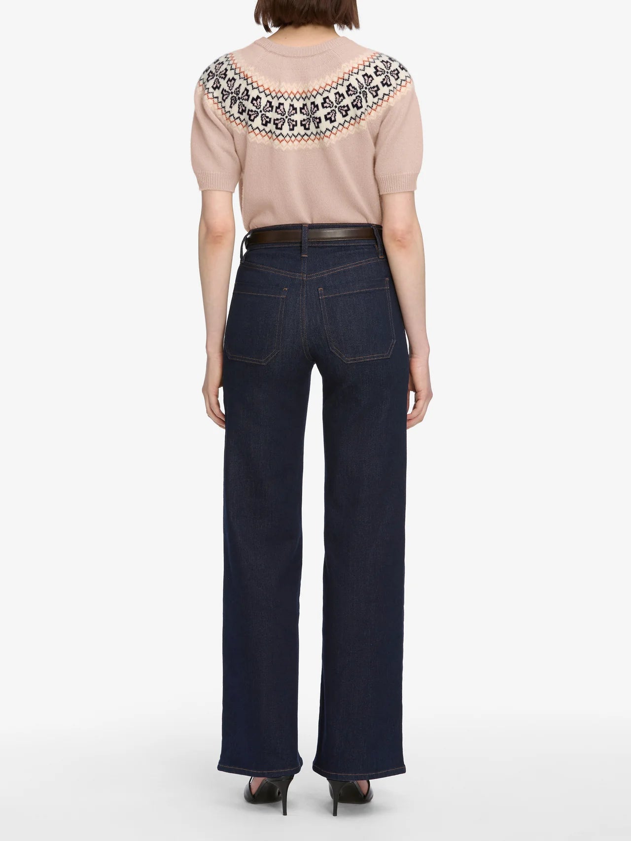 Frame Cashmere Fairisle Crew Sweater