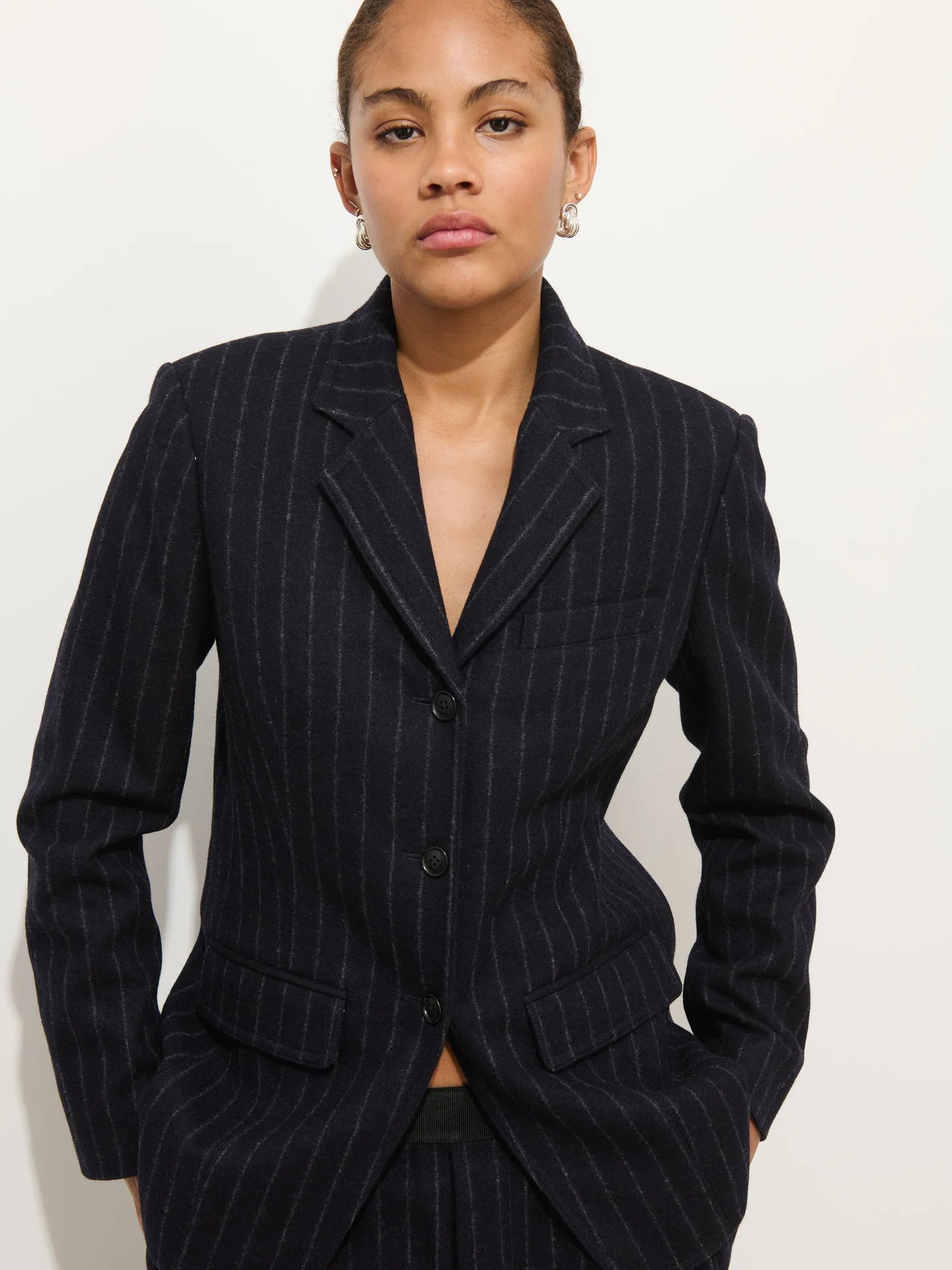 Alex Mill Chalkstripe Primrose Wool Blazer