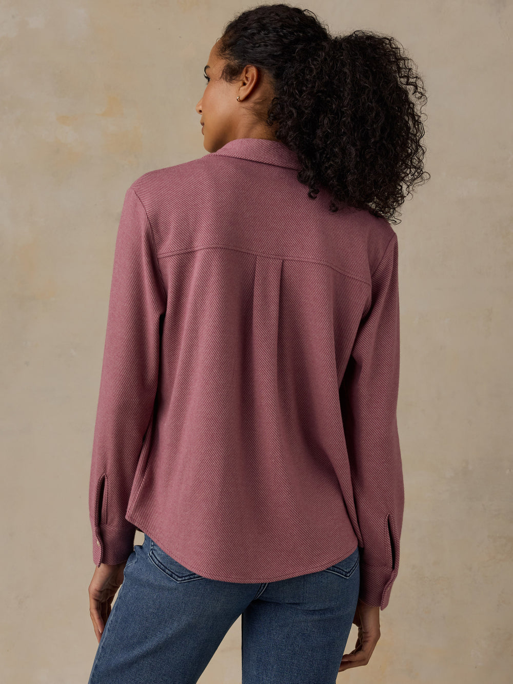 Faherty Legend™ Sweater Classic Shirt - Rose Twill