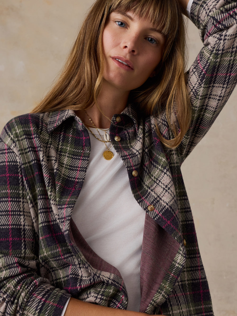 Faherty Legend Sweater Classic Shirt - Sugar Hill Plaid