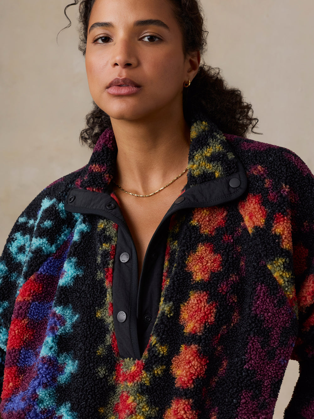 Faherty Fireside Fleece Pullover - Harbor Lights