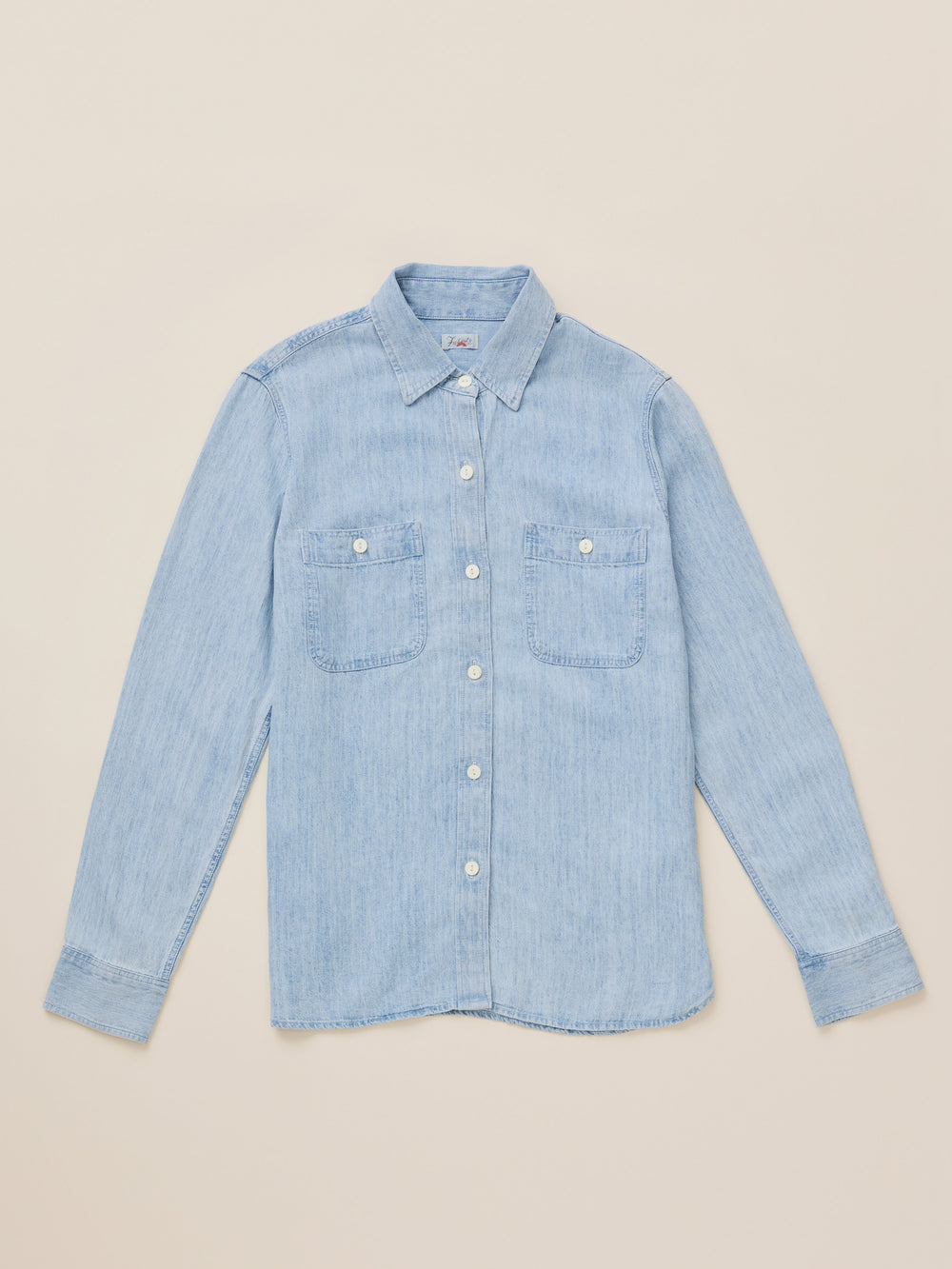 Faherty Tried & True Chambray Classic Shirt - Mid Wash