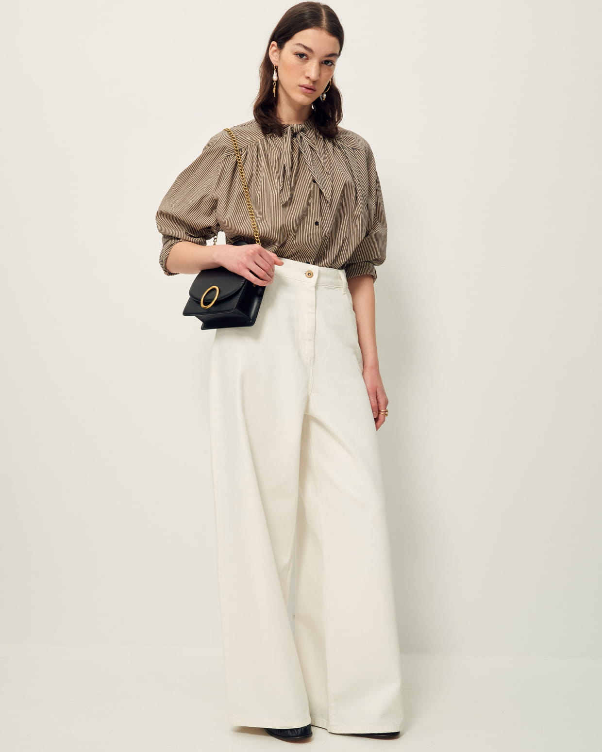 Sessun Joyce Tie Neck Blouse