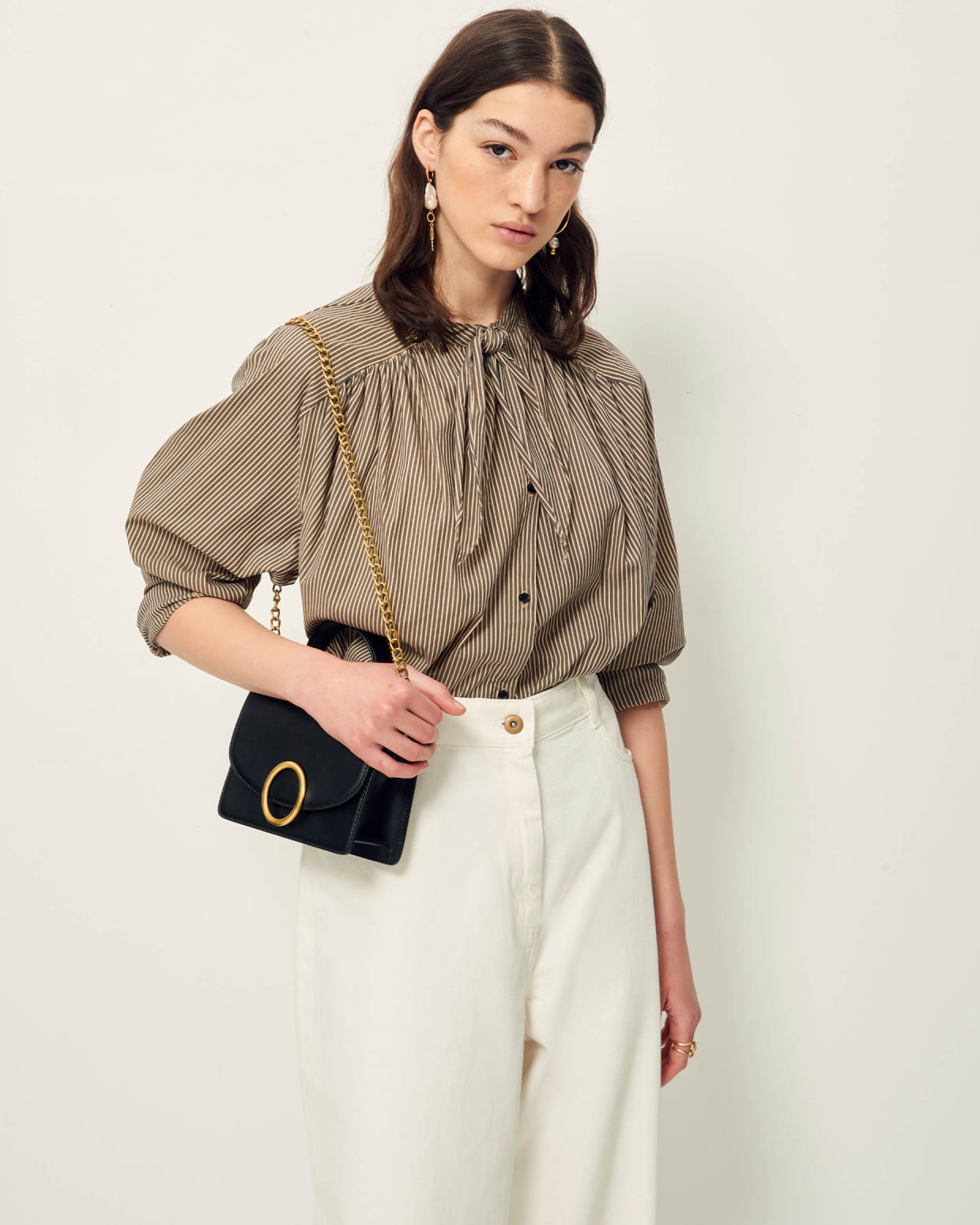 Sessun Joyce Tie Neck Blouse