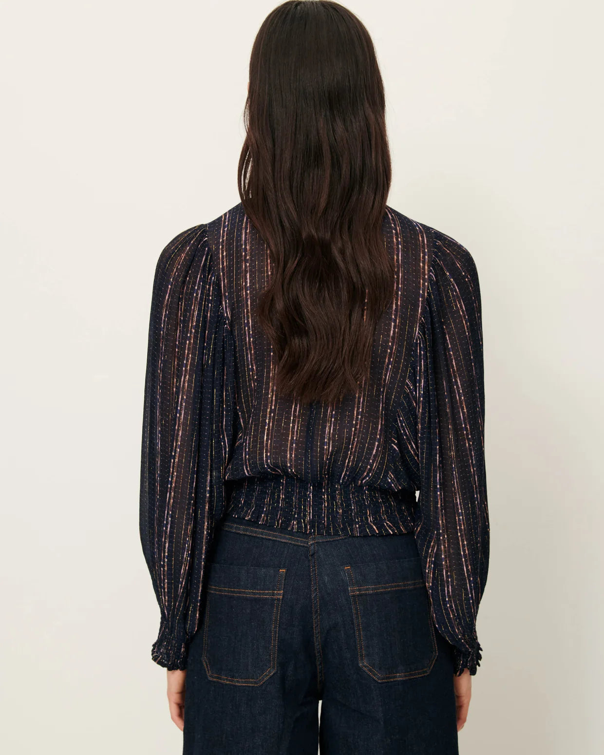 Sessùn Duchess Smocked Blouse 25110025