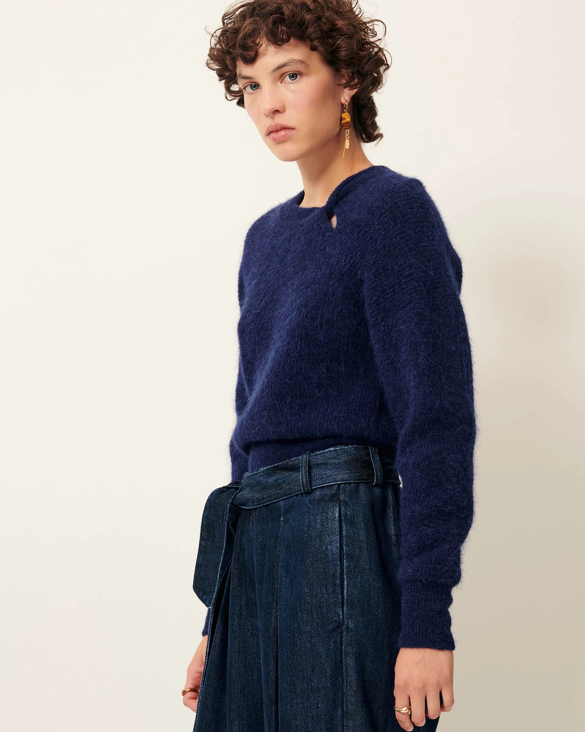 Sessùn Twist Blues Sweater 25109019