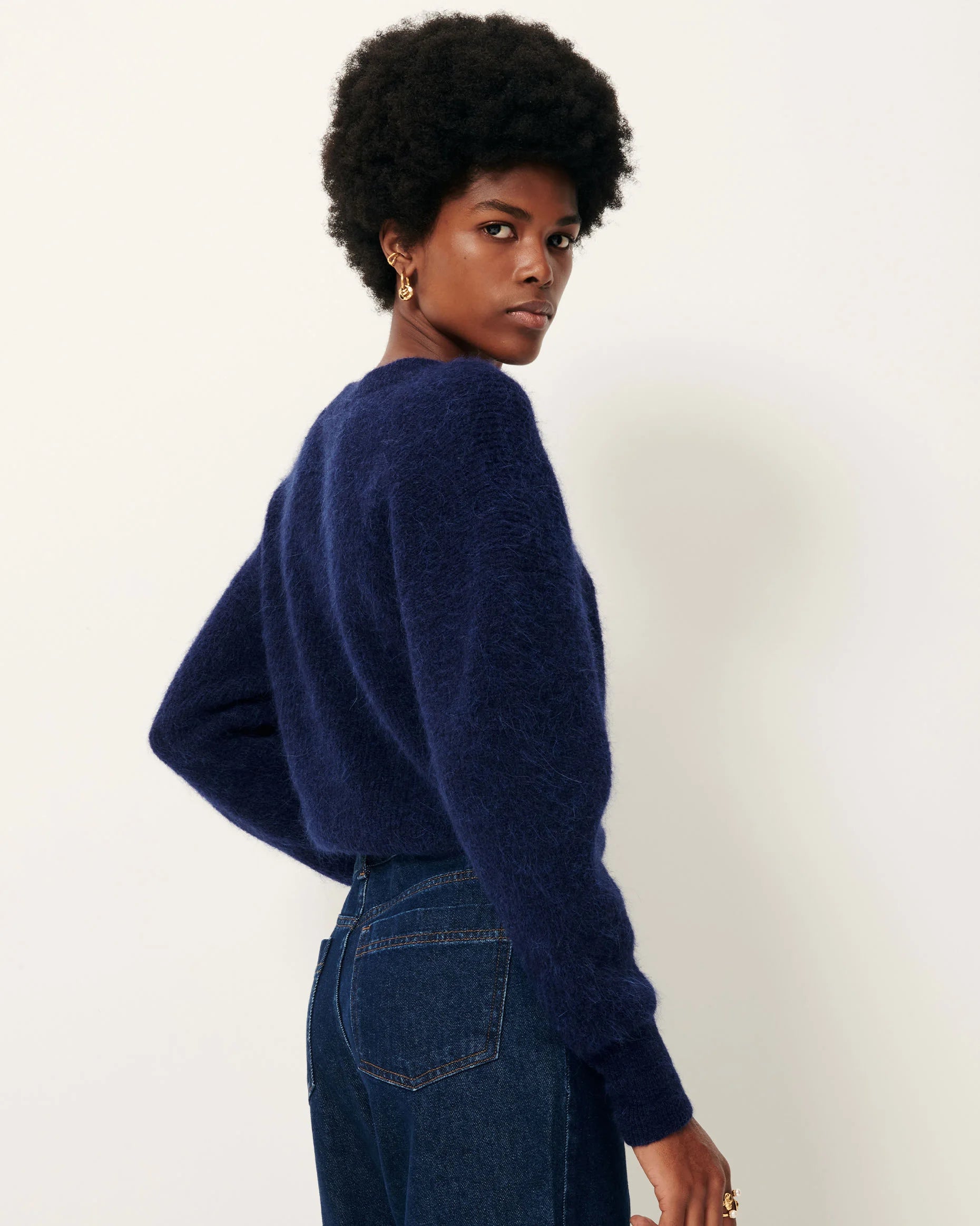 Sessùn Twist Blues Sweater 25109019