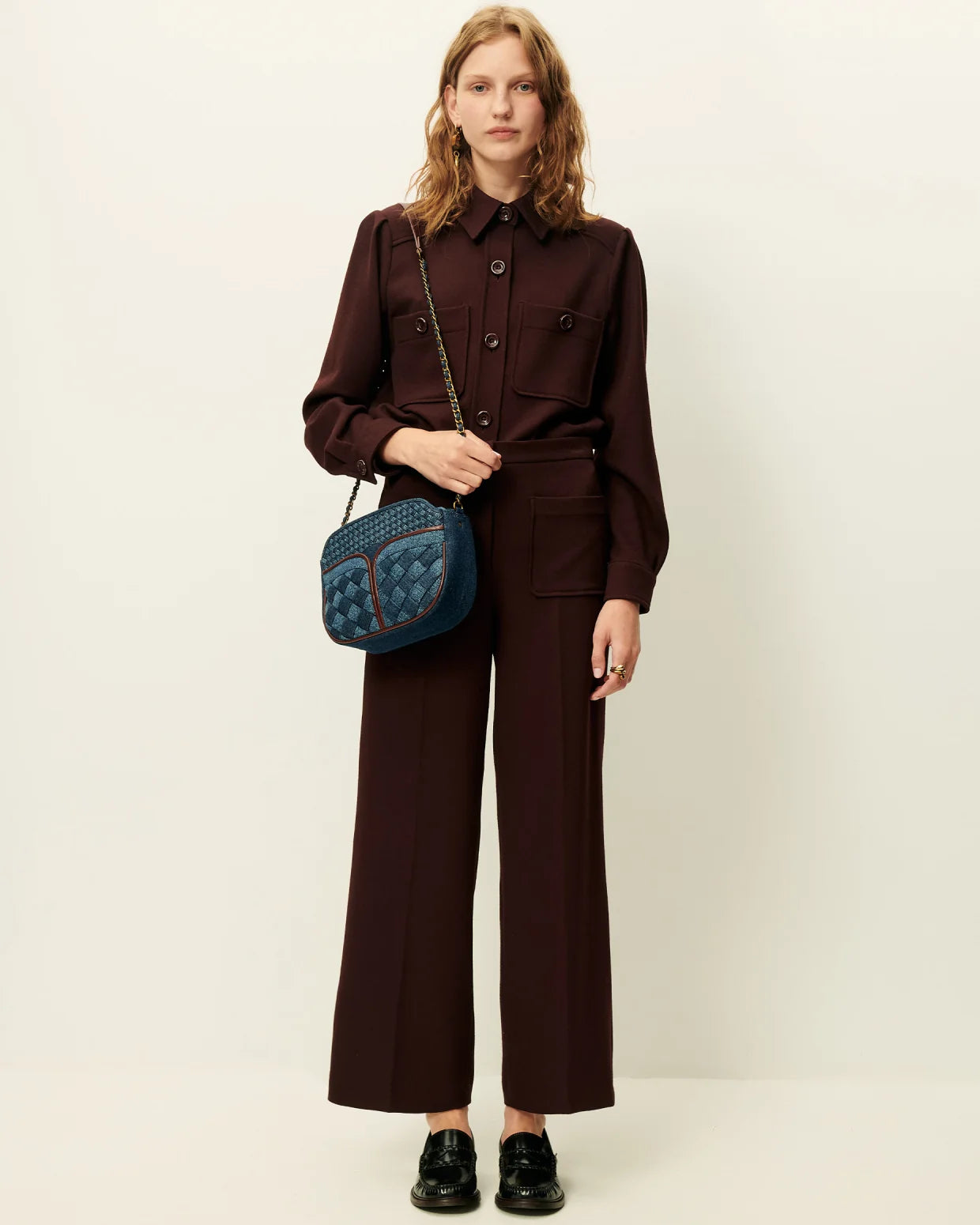 Sessùn Alberwool Straight Leg Pleated Pant